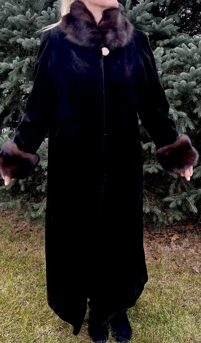 Birger christensen shop mink coat