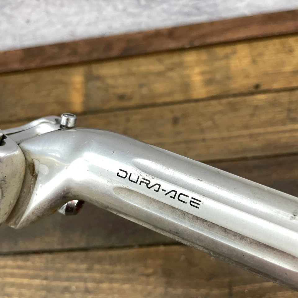 Tija de sillín vintage Shimano Dura Ace 27,4 Waterford estriada Eroica 210 27,4 mm 7400 Foto 2 de 4