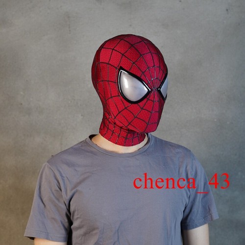 Update Spider-man Mask The Amazing Spiderman 2 Headgear Cosplay Props Halloween - Picture 21 of 71
