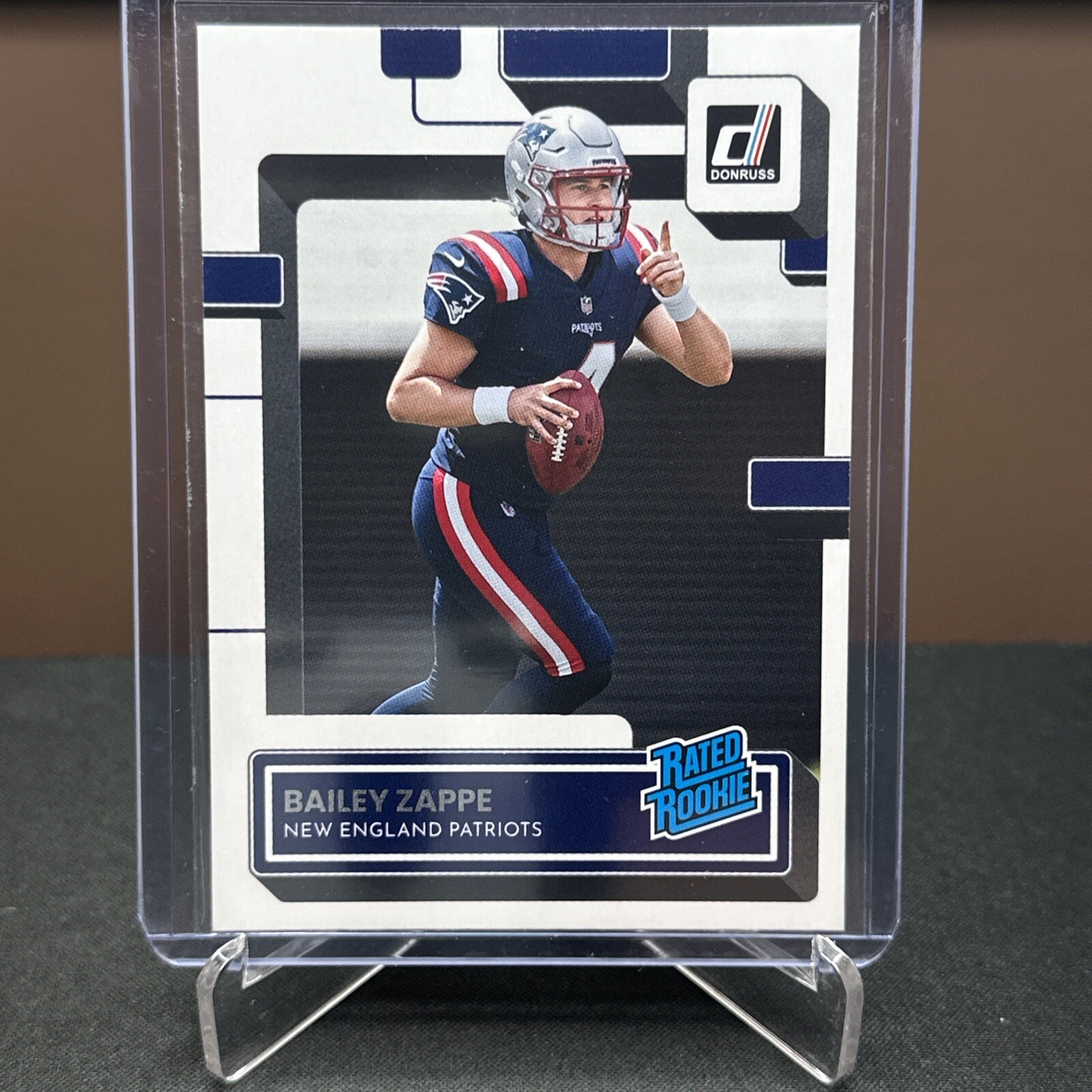 2022 Donruss: Bailey Zappe Rated Rookie Card No. 329