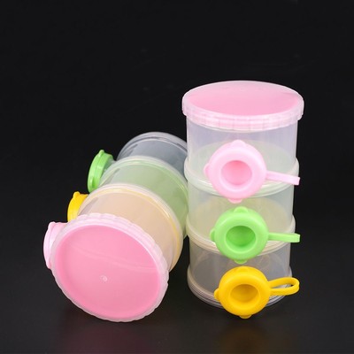 Powder Feeding Milk Powder Bottle Container 3/&4 Layer For Infant Baby Bottle