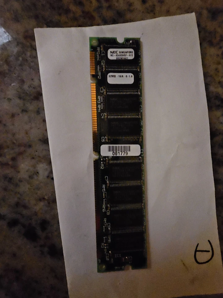 32 mb  MEMORY stick upgrade nec MC-454ad645f-a10 RAM chip - Image 3 of 4