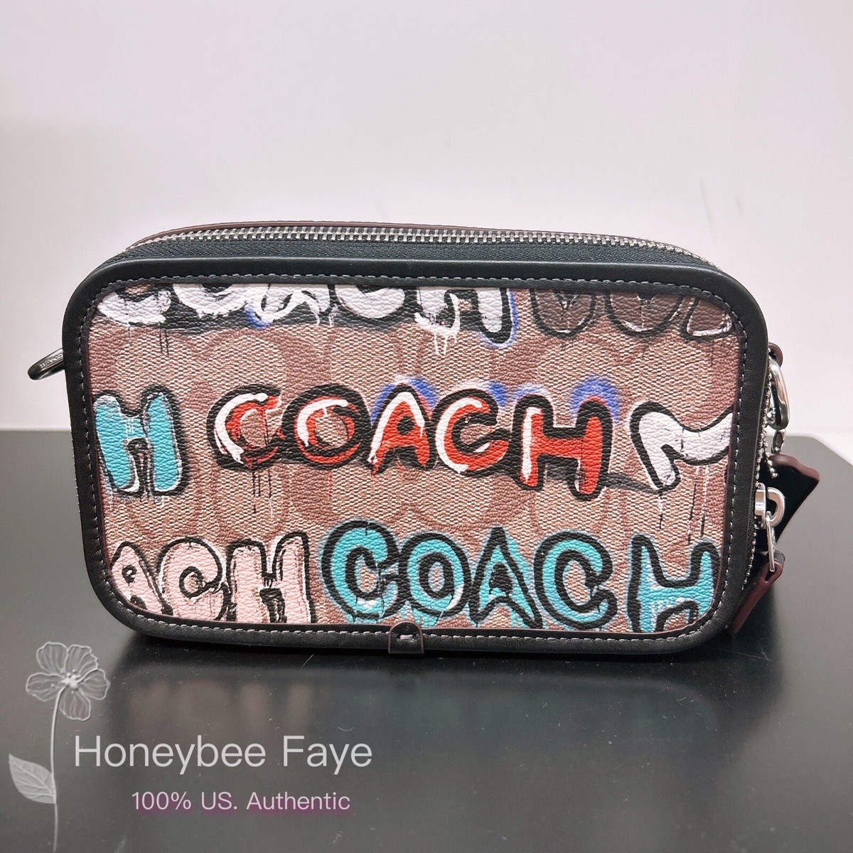 NWT Coach X Mint + Serf Wyatt Crossbody In Signature Canvas
