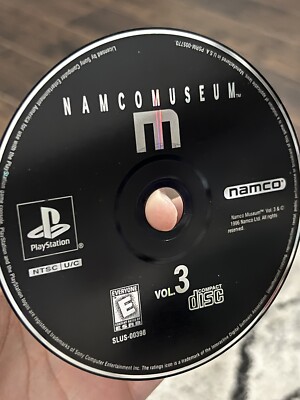 Namco Museum Vol. 3 (Sony PlayStation 1, 1996) PS1 PSOne Game Disc Only TESTED 