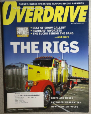 ファッション雑誌 OVERDRIVE Trucking Magazine March 2005 | eBay