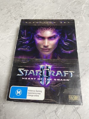 Star Craft 2 Heart Of The Swarm Expansion Set PC Game Windows XP