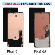 For Google Pixel 6 6A 6Pro Small OLED Touch Screen Assembly Replacement  Frame