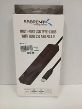 Sabrent Multi-Port USB Type-C Hub with HDMI 2.0 and PD 3.0
