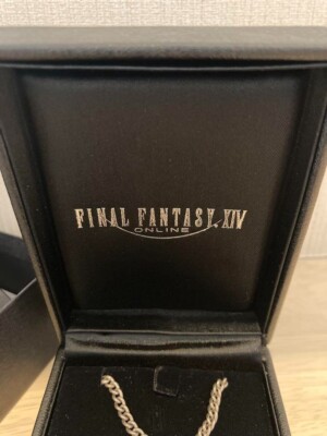 Final Fantasy 14 Silver Pendant Necklace Unbreakable Bond Square
