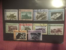 Timbres Pologne 1968 - 25 ans Armée populaire Mi.N°1872-1881 oblitérés