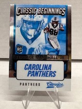 2021 Panini Classics Classic Beginnings #CB-TM Terrace Marshall Jr. RC Panthers