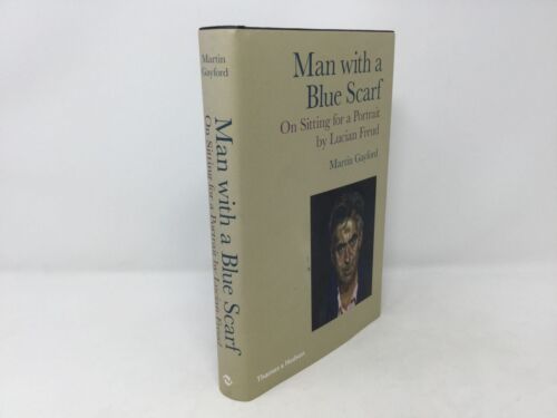 Mann mit blauem Schal sitzt für Porträt von Lucian Freud von Martin 1. LN HC - Bild 1 von 4