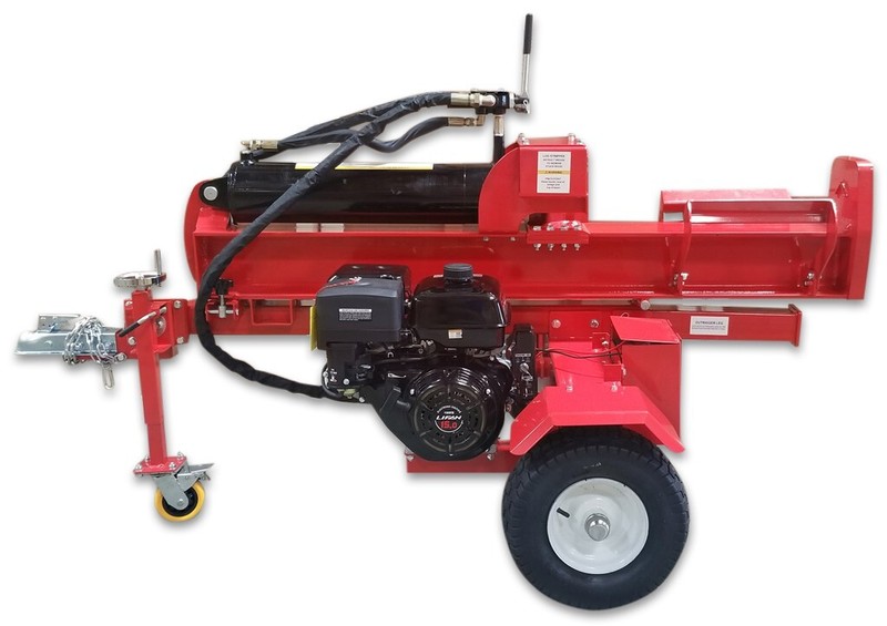 60 Ton Hydraulic Log Wood Splitter  Diesel 10HP Industrial Engine  FREE SHIPPING