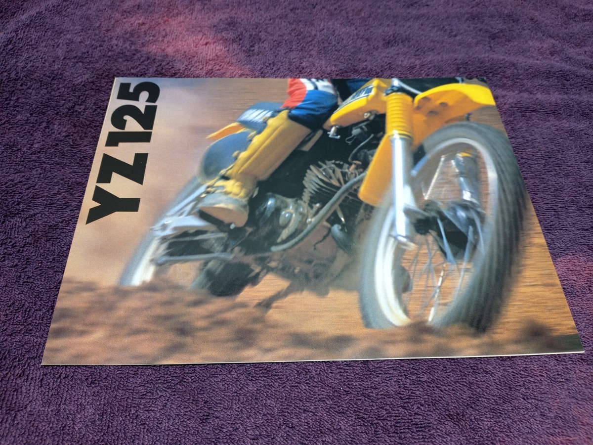Vintage 1979 YAMAHA YZ125 MOTORCYCLE SALES BROCHURE Original | eBay