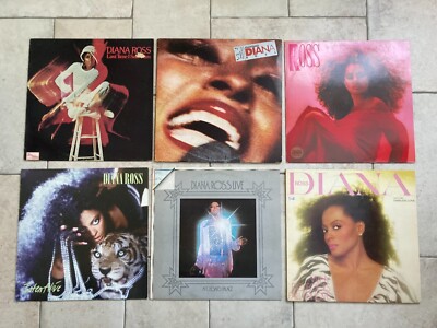 Diana Ross _ Lotto 6 X Vinile LP 33giri 12'' _ 1st press Italy / Europe