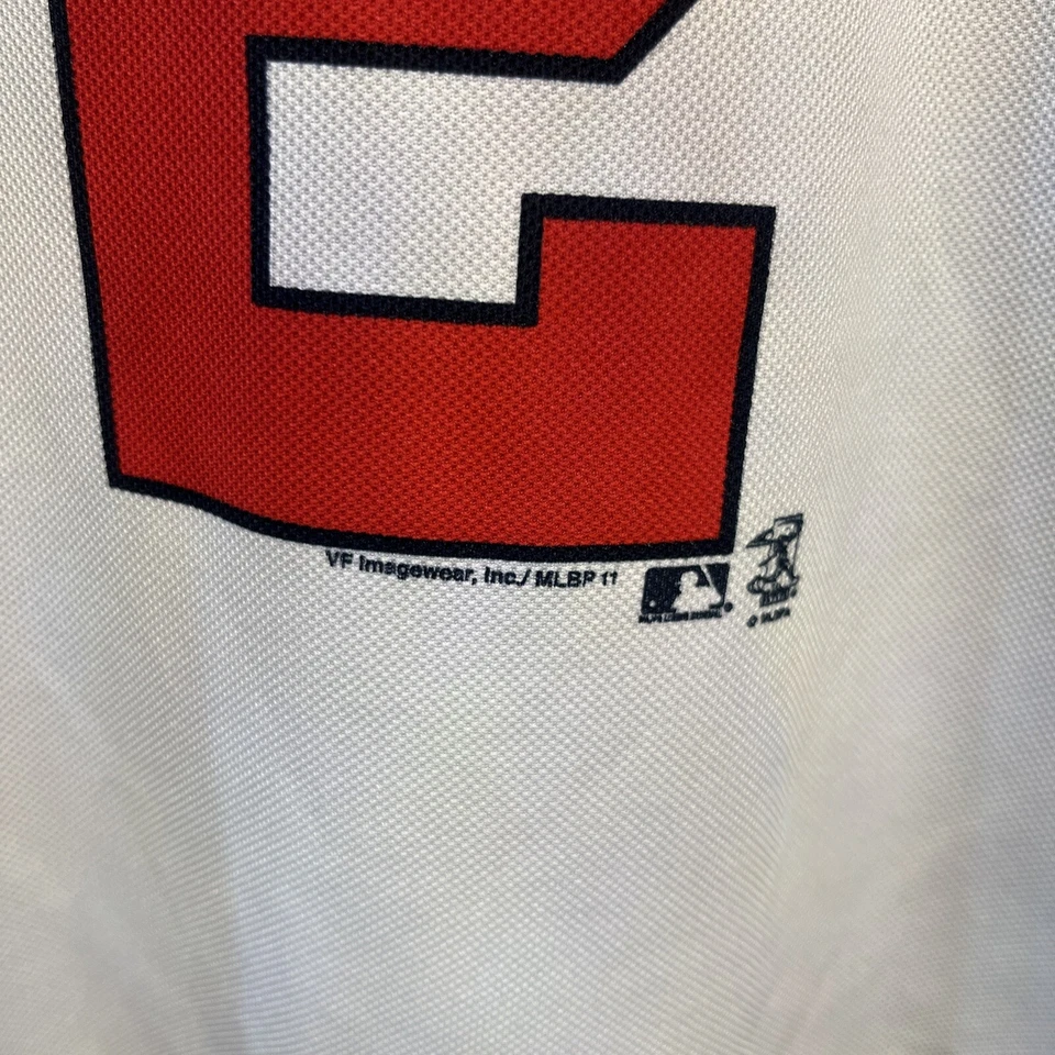 MLB Jacoby Ellsbury No. 2 Jersey Boston Red Sox Masculino Grande 18/20 Merch Genuíno - Imagem 3 de 4