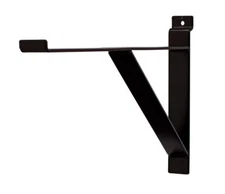 5 Slatwall 12" Shelf Brackets Black Lip Retail Shelving Display Bracket Support