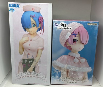 Japan Authentic - Re: Zero Figure Set - WorldWide Free Ship