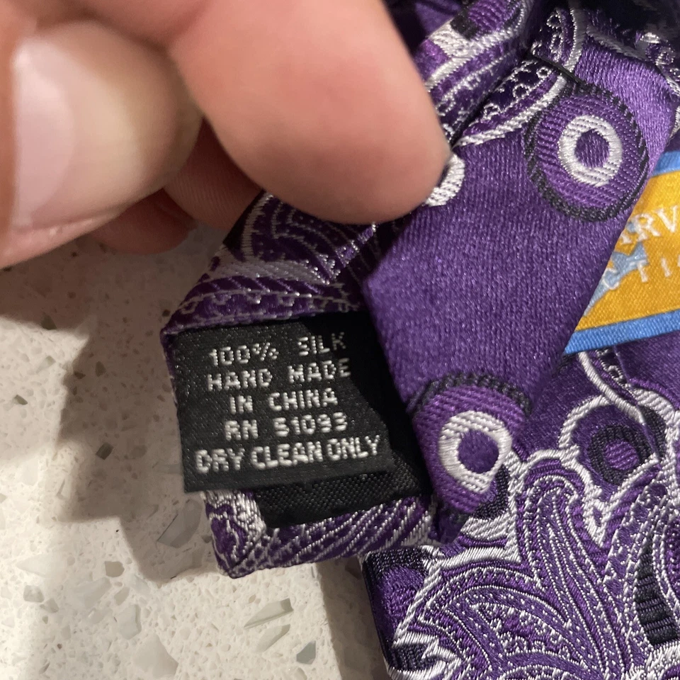 Steve Harvey Celebrity Edition para hombre púrpura PAISLEY Foto 4 de 4