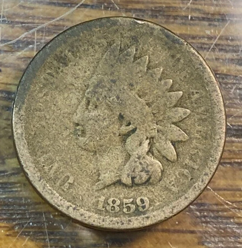 1859 Indian Cent Nice Original Good CHRC