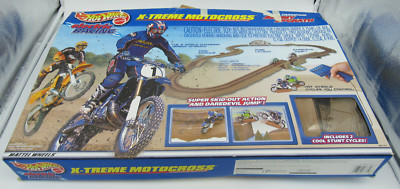 Hot Wheels/TYCO X-Treme Motocross Electric Stunt Bike Motorcycle Slot ...