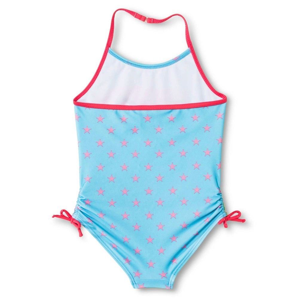 Disney Sheriff Callie/'s Wild West One-Piece Halter Swimsuit Little Girls 4-5