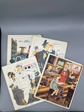 Vintage Playskool Puzzles,  4 Complete Puzzles, Preschool, Golden Press