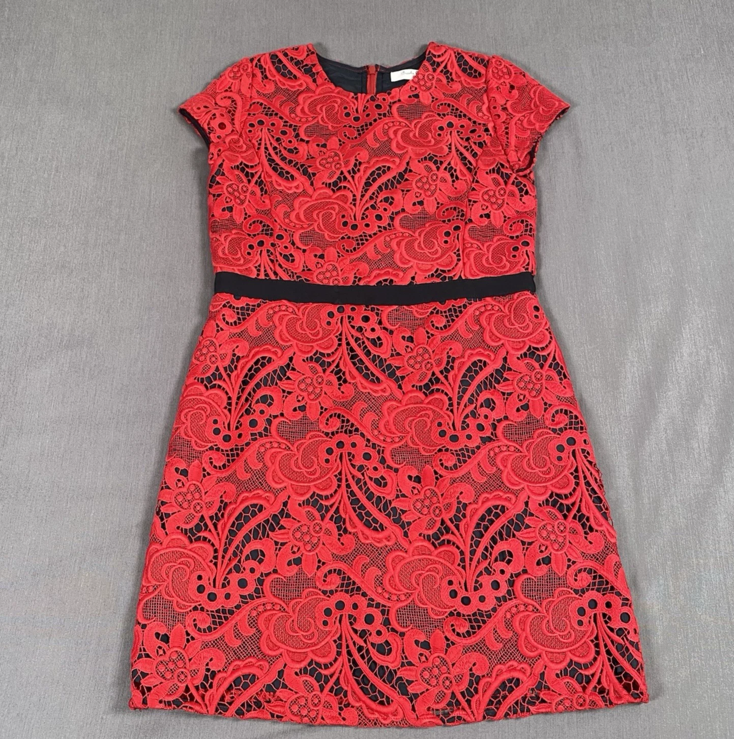 Brooks Brothers Red Fleece Girls Dress Sz 12 Red Floral Lace Lined Church Party
Opens in a new windo