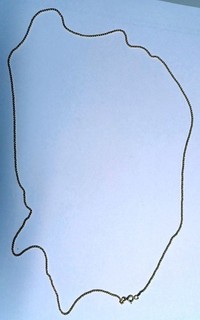 Halskette goldfarben 78 cm