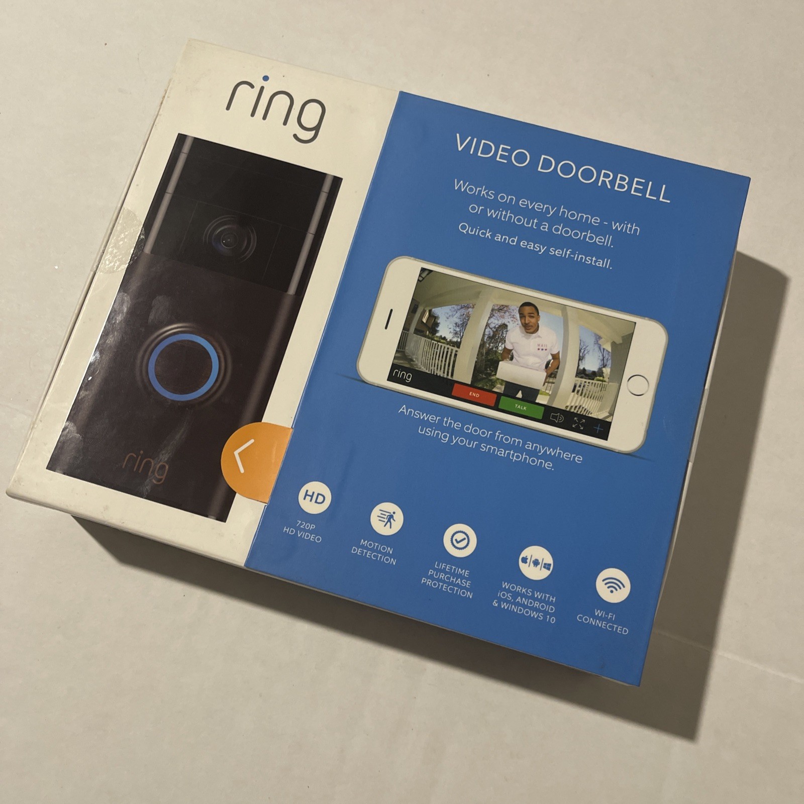 Ring Video Doorbell - 1st Gen Bronze