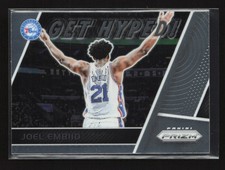 2017-18 Panini Prizm Get Hyped! Joel Embiid #GH-JE Philadelphia 76ers