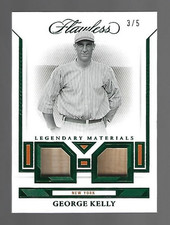 George Kelly 2023 Panini Flawless Legendary Dual Memorabilia Relics 3/5 👍