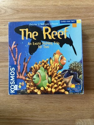 Kosmos Games The Reef Exotic Fishing Trip Strategy Board/Card Game Complete