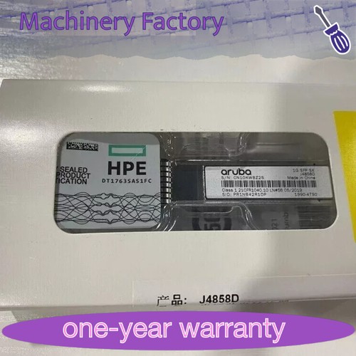 J4858D HP Aruba 1000BASE-SX SFP 850nm 550m Transceiver Module New - 第 1/5 張圖片