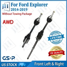 OE Front Left Right Pair CV Axle Shaft For 2014-2019 Ford Explorer V6 3.5L AWD