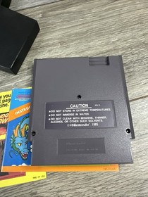 Nintendo NES Kung Fu Heroes CIB Complete registration card box protector