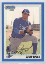 2010 Bowman Chrome Prospects Blue Refractor 25/250 David Lough #BCP107 sh7