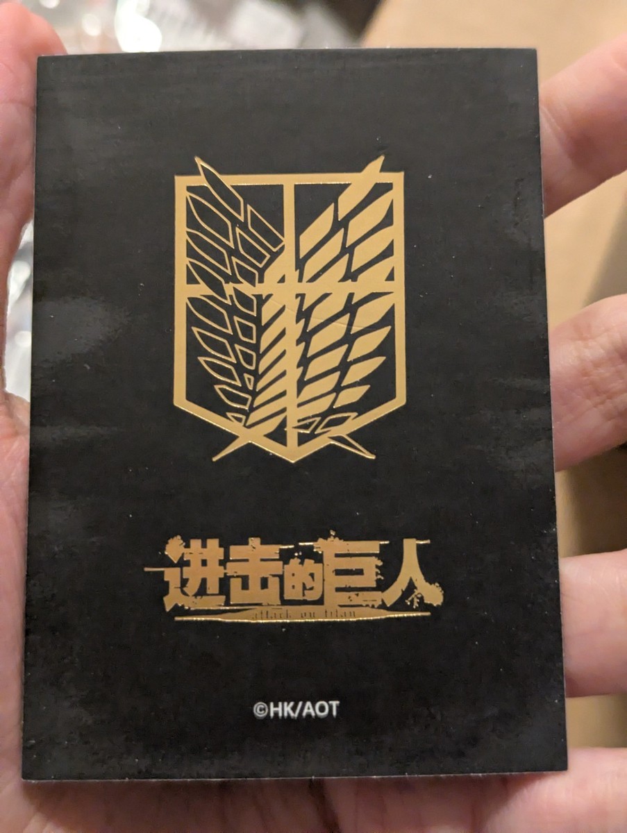 AOT Connie Springer JR-GP-007 Foil Collectible Card Attack On