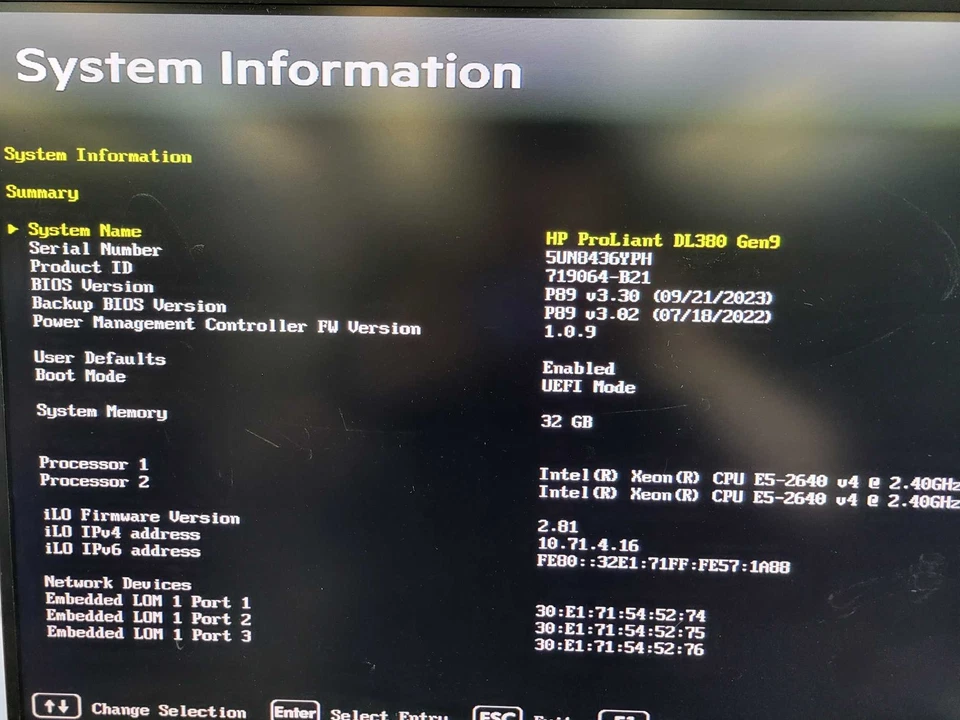 HP ProLiant DL380 Gen9 - 2x Xeon E5-2640 v4 32GB DDR NO RAID 2x 500W PSU Q% - Image 4 of 4