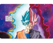 Anime Goku Dragon Ball Z Debit Credit Card Sticker Skin Small Chip Anime  