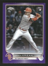 Jason Krizan 2022 Topps Chrome Update #USC9 Purple Refractor