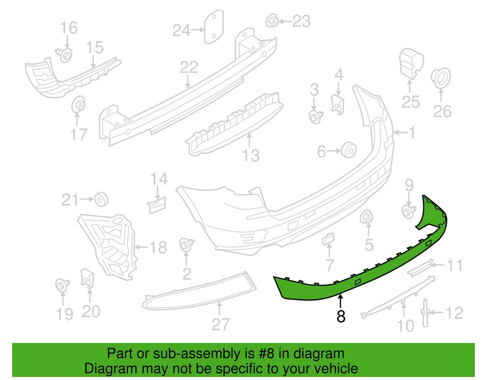 BMW X3 F25 X3 18d 20dX 20iX 51127210073 genuino BMW X3 Foto 2 de 2