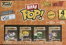 Dragon Ball Z Bitty Bop Funko Pops(limited Chase Edition)4pack