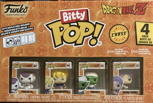 Dragon Ball Z Bitty Bop Funko Pops(limited Chase Edition)4pack