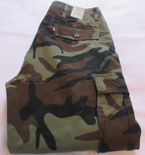Levi's Ace Cargo 100 Cotton Camouflage Men's Pants Size 29 X 32