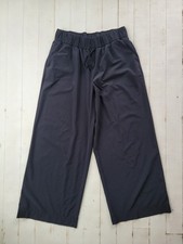 Women's All In Motion Black Woven Wide Leg Pants Size Large XL - See Description