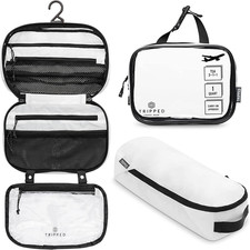 Toiletry Bag Kit Set: Hanging Travel Toiletry Bag  311 TSA Cosmetic Liquid Bag