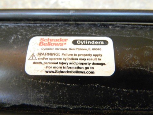 SCHRADER BELLOWS 2-1/2" Bore X 5" Stroke Pneumatic Cylinder 250 PSI - Picture 9 of 10