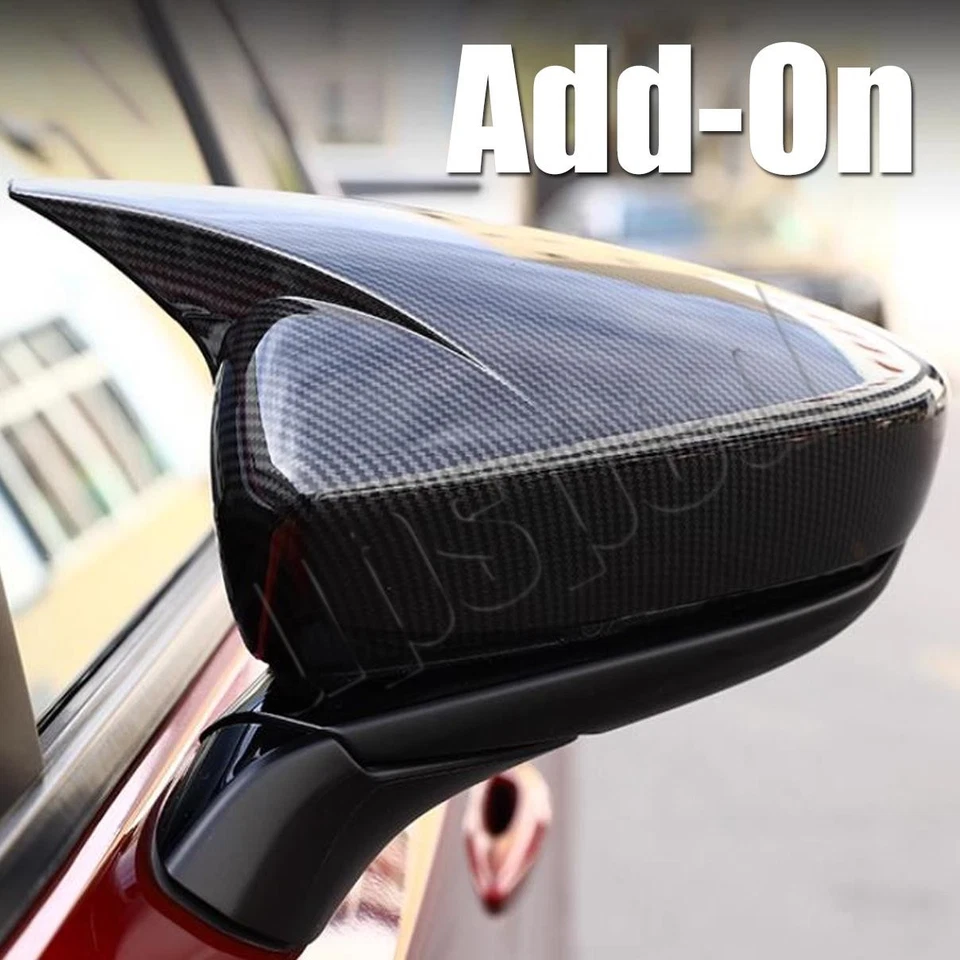 1 par de tapas de espejo retrovisor de fibra de carbono para Mazda 3 Axela M3 2014-2016 Foto 3 de 4
