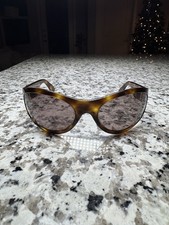 Giorgio Armani Tortoise Shell Wrap Frame Sunglasses 814 057 120